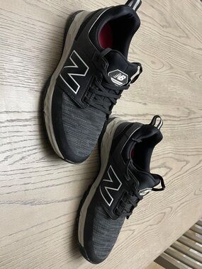 New Balance Men’s Black and Gray Athletic Sneakers